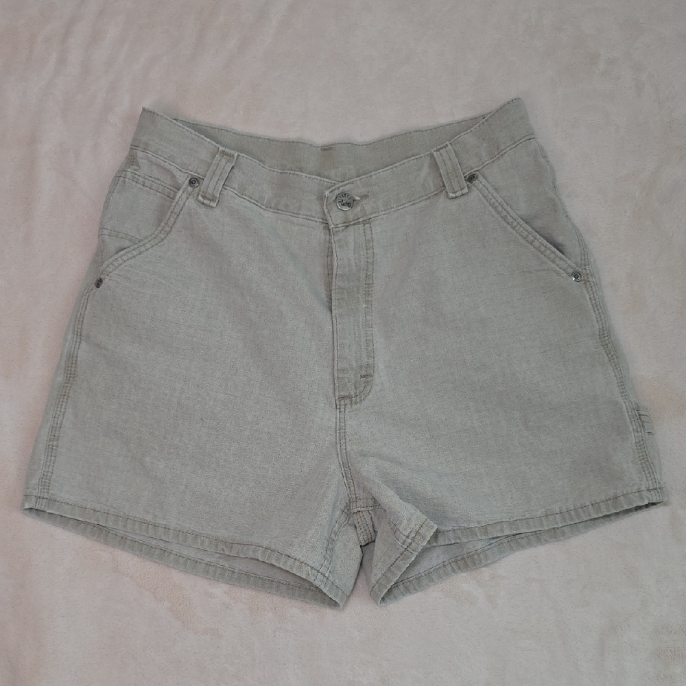 Lee Vtg Women's Light Tan Brown Jean Denim Shorts‎ Size 12